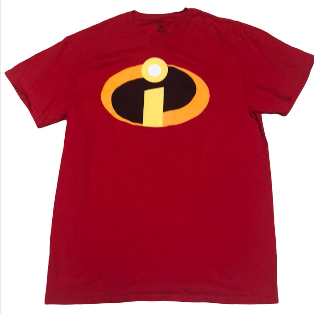Disney Pixar Incredibles 2‎ Red Crew Neck SS Tee Medium